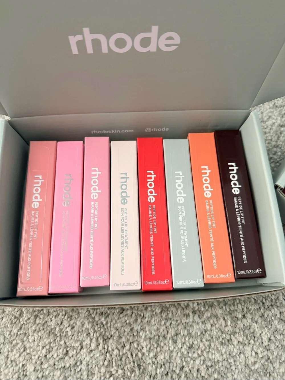 16 PCS RHODE Lipstick Collection Boxed Set